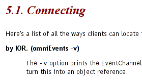 Fragment of How to Write an Event Service Client